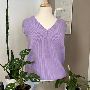 Lavender Sweater Vest